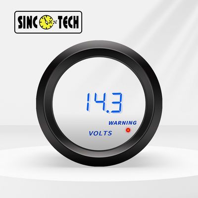 Sinco Tech 6117B Car Gauge LED 52mm Voltmeter Gauge Auto Mobile Meter Display Πλαστική